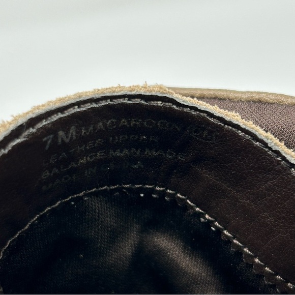 Aerosoles Macaroon Brown Suede Leather Lace Up Wedge Ankle Boots Size 7 - Picture 14 of 14